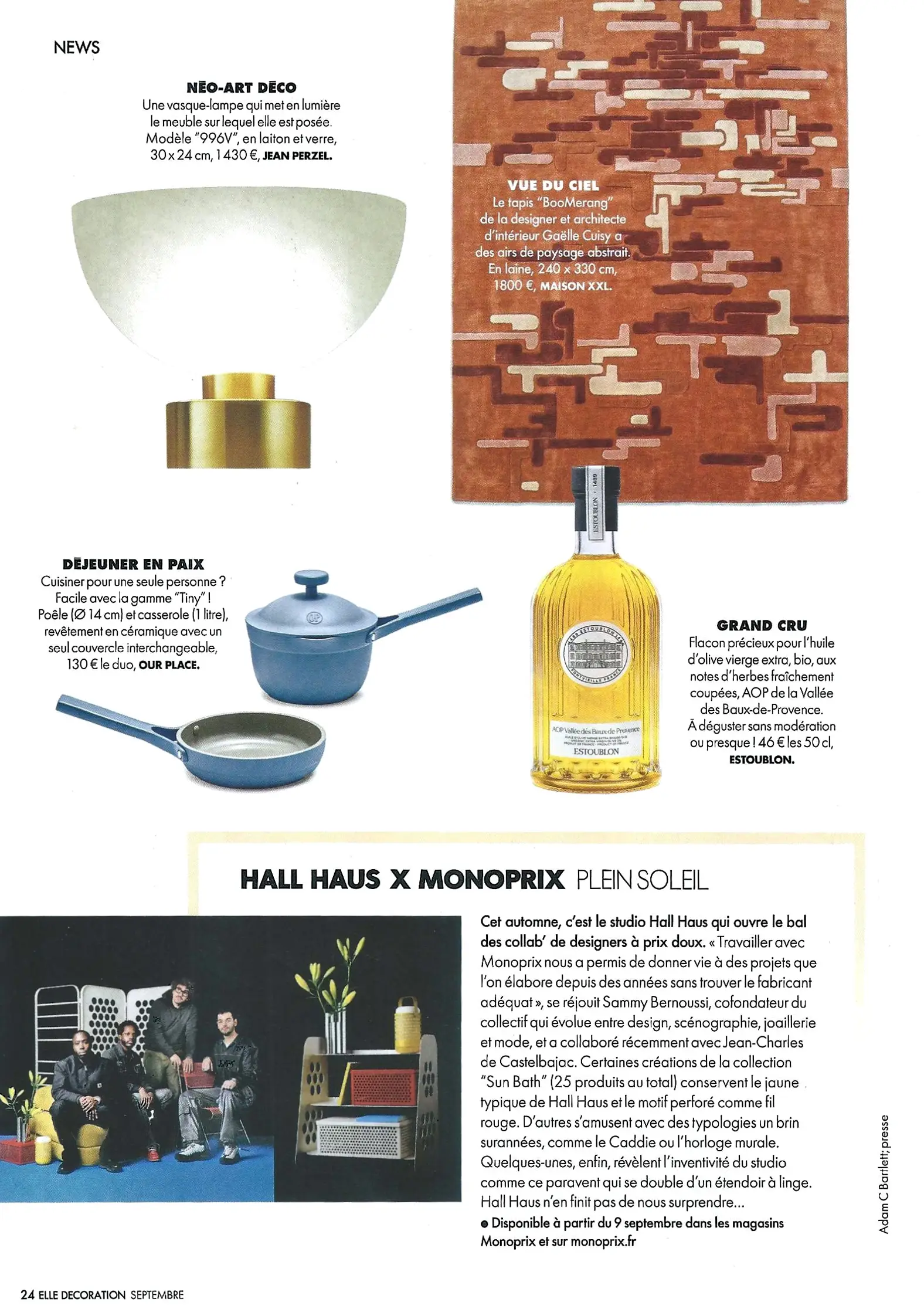 Publication Elle D&eacute;coration septembre 2026