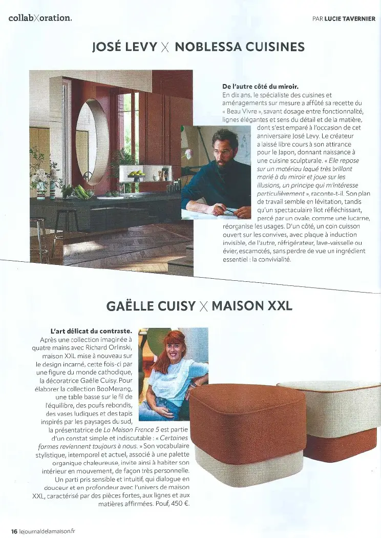 Publication dans Le journal de la maison septembre 2026